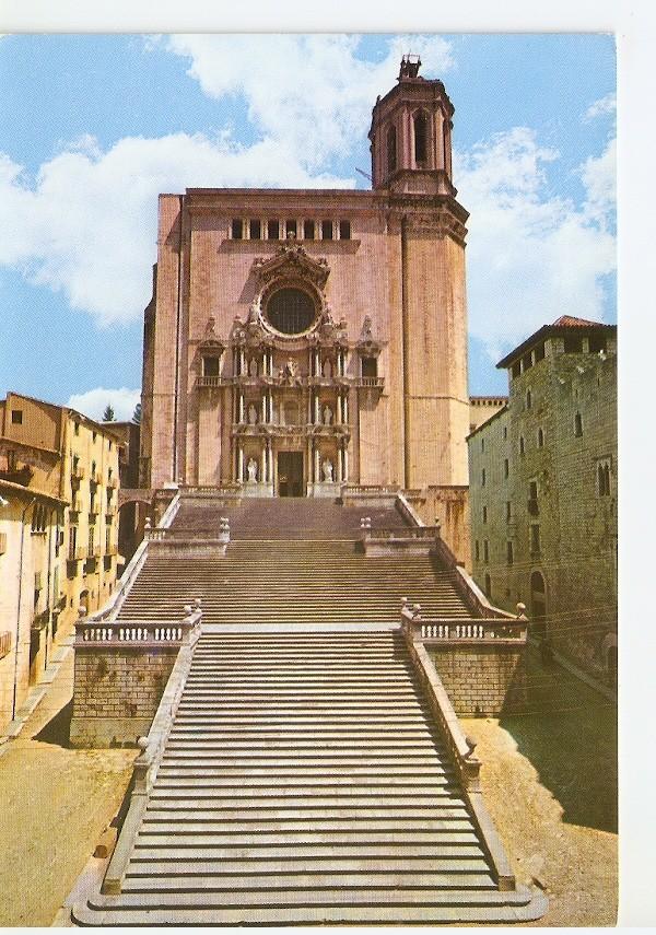 Postal 044959 : Gerona. La Catedral