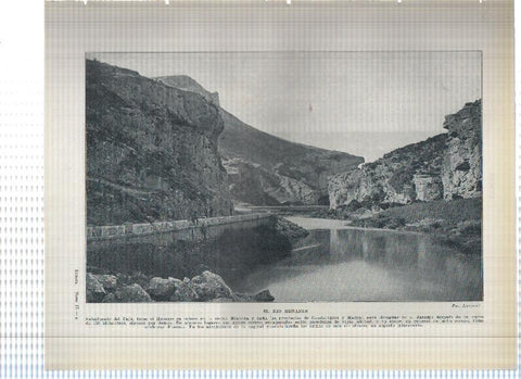 Lamina/sheet/feuille numerada 045/046: El rio Henares y Rio Batuecas en la cuenca del Tajo