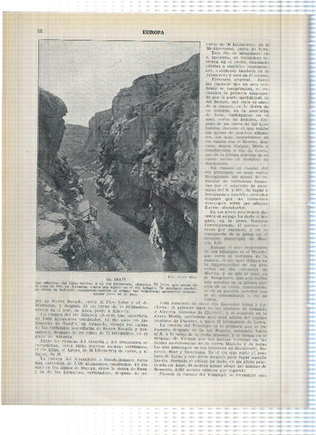 Lamina/sheet/feuille numerada 051/052: Cuenca del rio Ebro y El Ebro en Zaragoza y El rio Irati afluente del Ebro