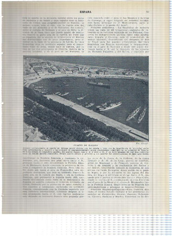 Lamina/sheet/feuille numerada 083/084: Puerto de Malaga y Plano de Cartagena