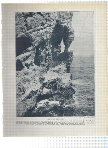 Lamina/sheet/feuille numerada 087/088: Rocas de Benidorm y Playa de Castellon