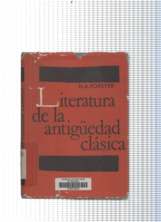 coleccion La Pluma en la mano: Literatura de la antiguedad clasica