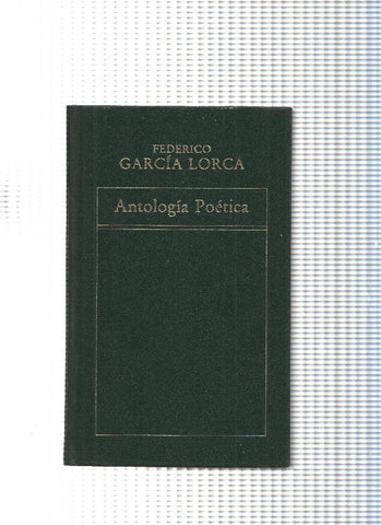 Historia de la Literatura Española: Antologia Poetica ( Federico Garcia Lorca )