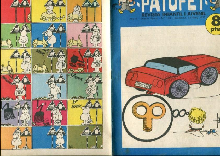 Patufet segona epoca nº 108: Antonia Vicens, El congost, Sant Pere de Casserres, Tarzan per Tom, 