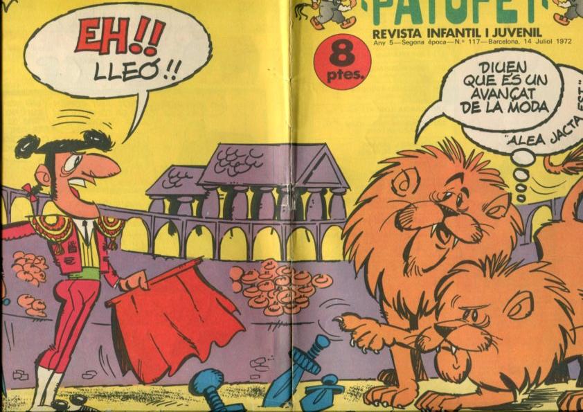 Patufet segona epoca nº 117:  El rei de la cerdanya, L'esbart Verdaguer.