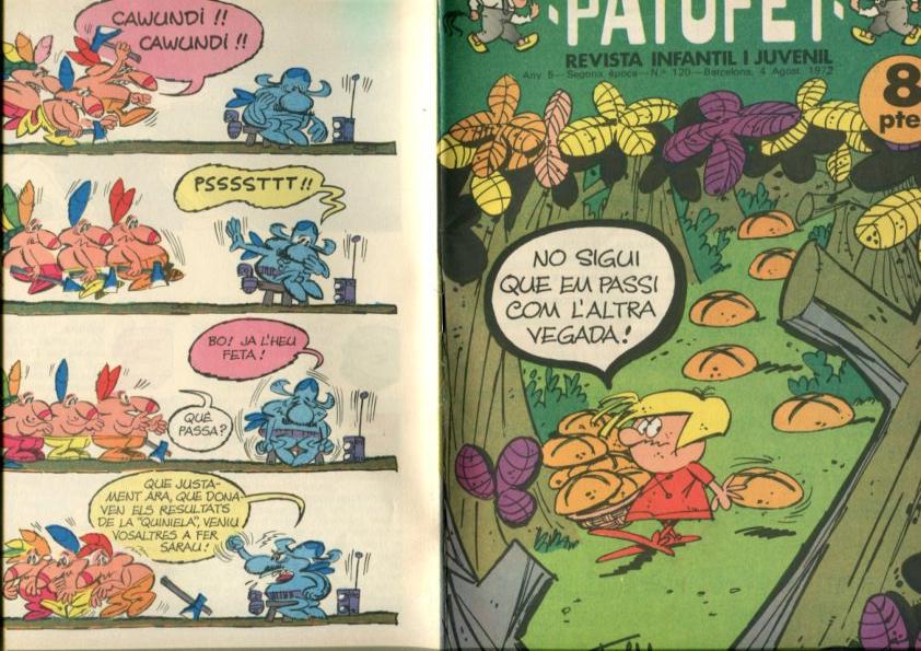 Patufet segona epoca nº 120: Abella de la conca, el poble del retaule, L'esglesia d'estamariu i Campanar de Bescaran