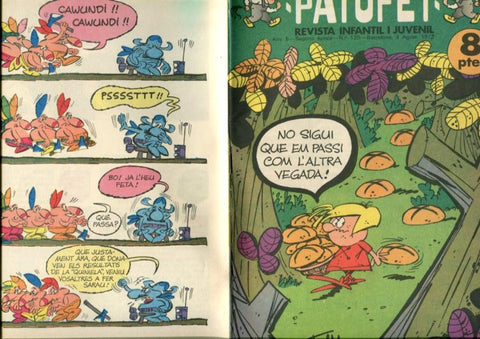 Patufet segona epoca nº 120: Abella de la conca, el poble del retaule, L'esglesia d'estamariu i Campanar de Bescaran