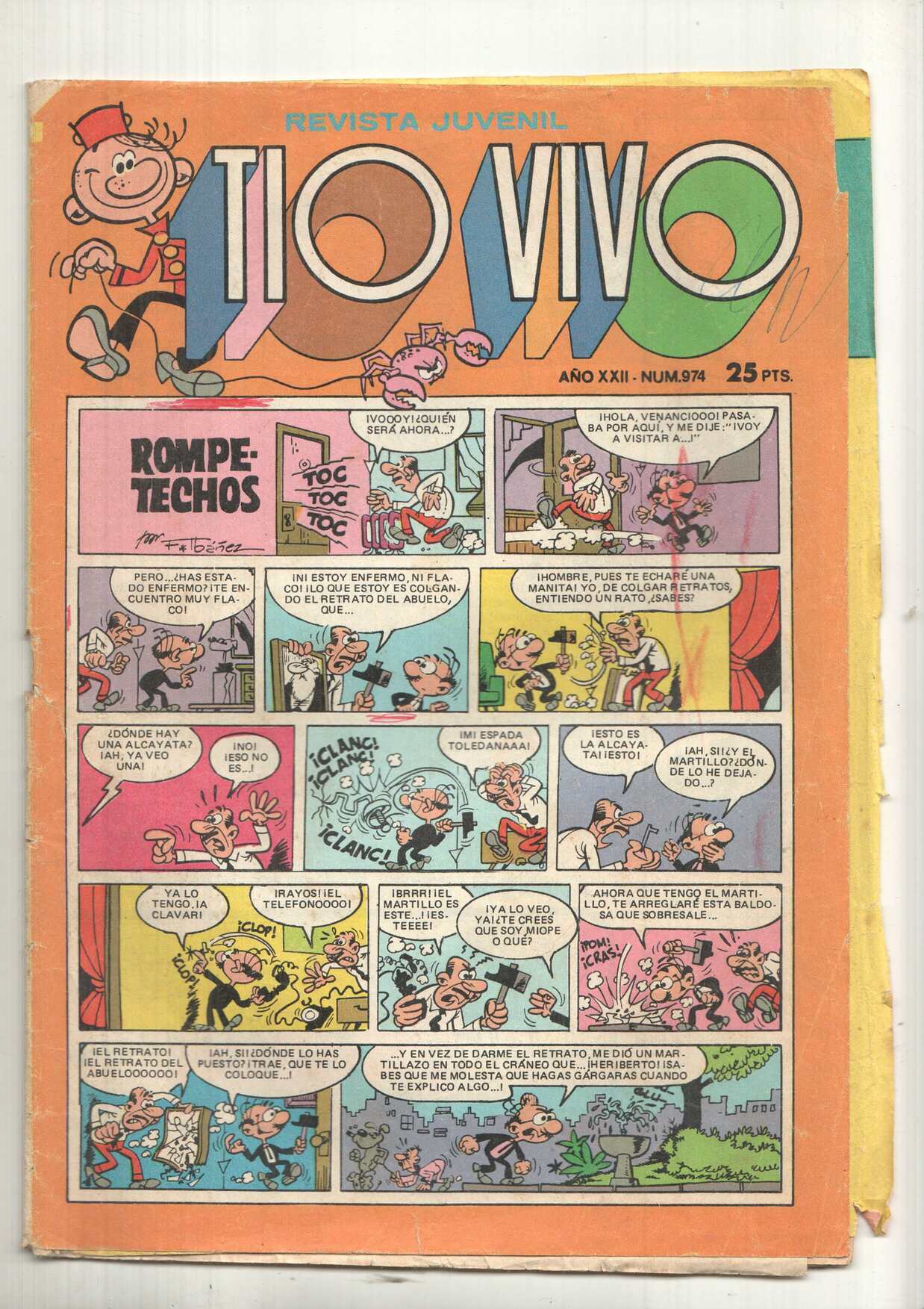 Tio Vivo segunda epoca numero 0974: El Sargento Furia: en la jaula de las fieras, episodio