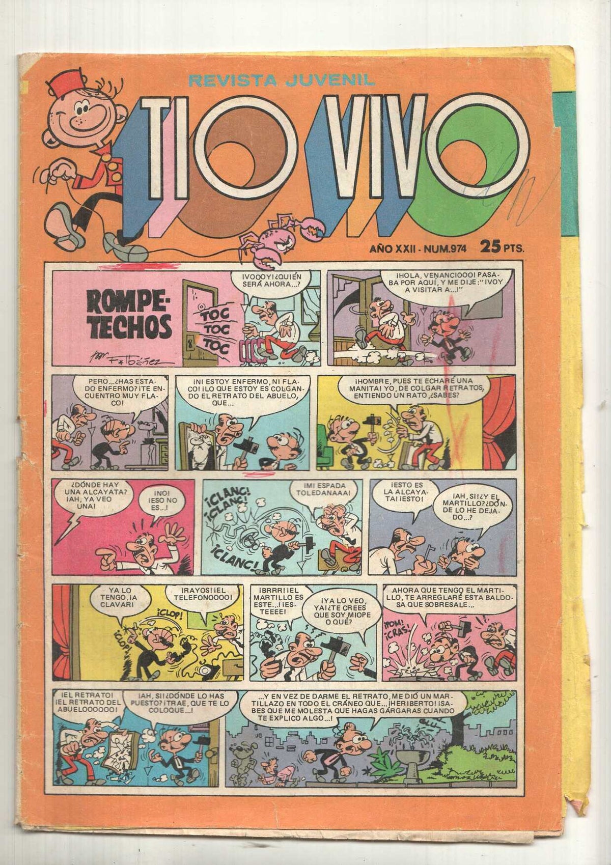 Tio Vivo segunda epoca numero 0974: El Sargento Furia: en la jaula de las fieras, episodio