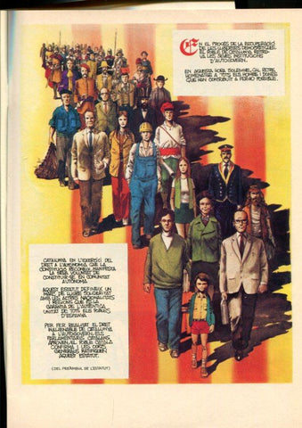 L'estatu de la Catalunya Nova por el PSC en comic