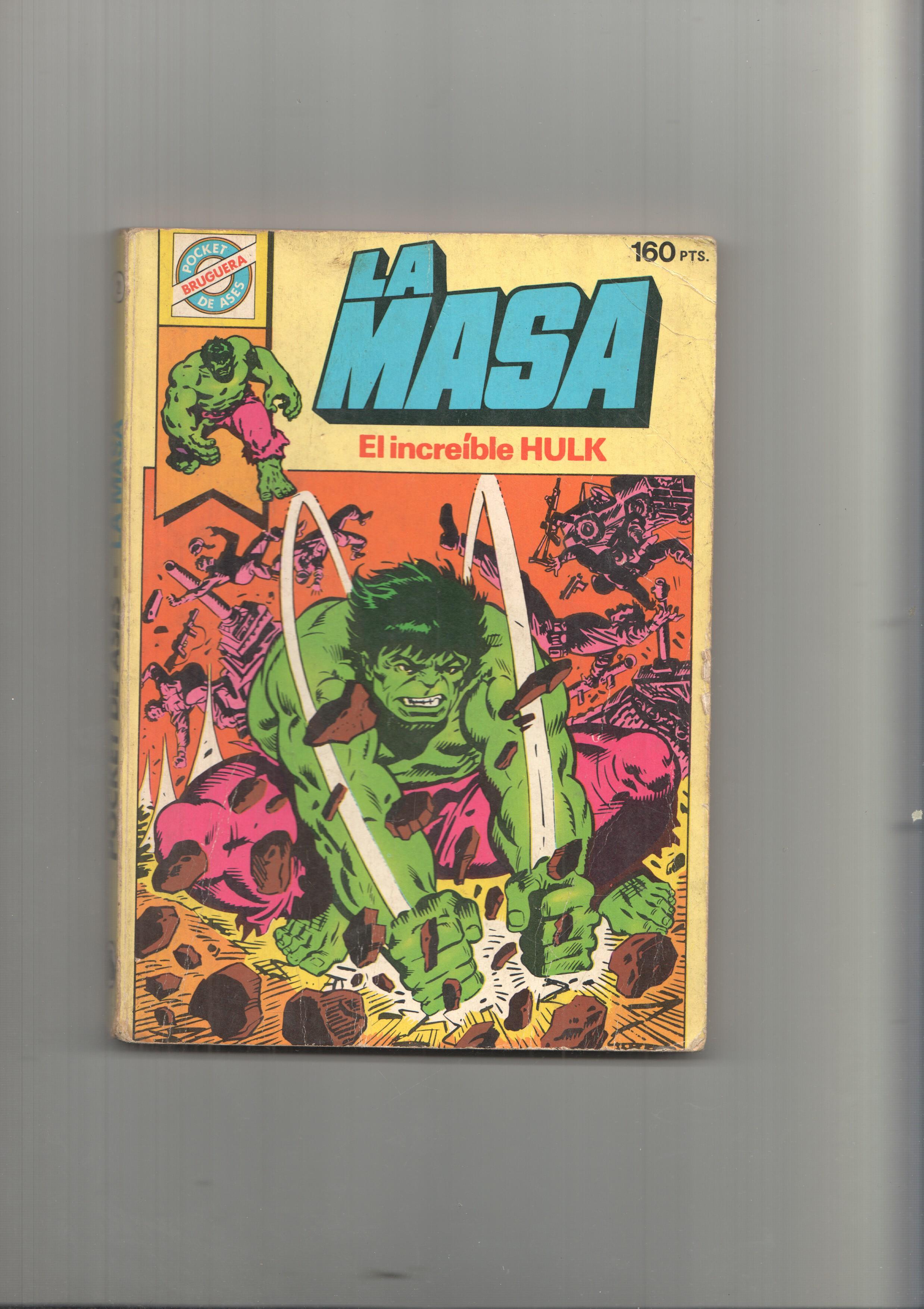 Pocket Bruguera de Ases numero 02: La Masa: El Increible Hul