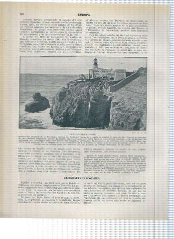 Lamina/sheet/feuille numerada 289/290: Torre de Belem en Lisboa y Cabo San Vicente