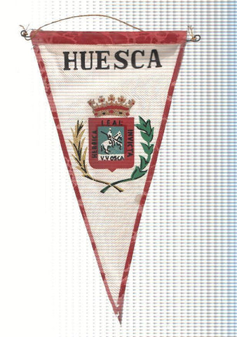 BANDERIN: HUESCA - Ilustracion del escudo de la localidad de Huesca