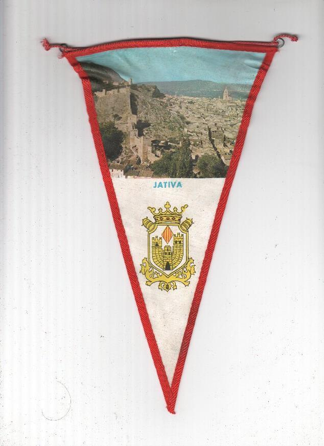 BANDERIN: JATIVA/XATIVA, Valencia: Escudo y vistas del pueblo