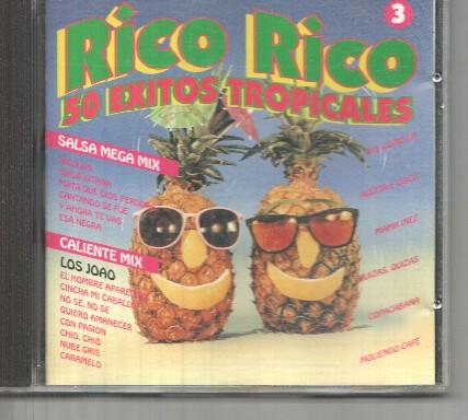CD: Rico, Rico - 50 exitos tropicales vol. 3