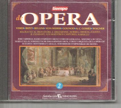 CD: tiempo de opera, vol. 2. Patrocinado por Fundacion tabacalera