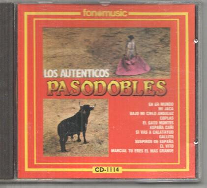 CD: Los autenticos pasadobles. Fonomusic