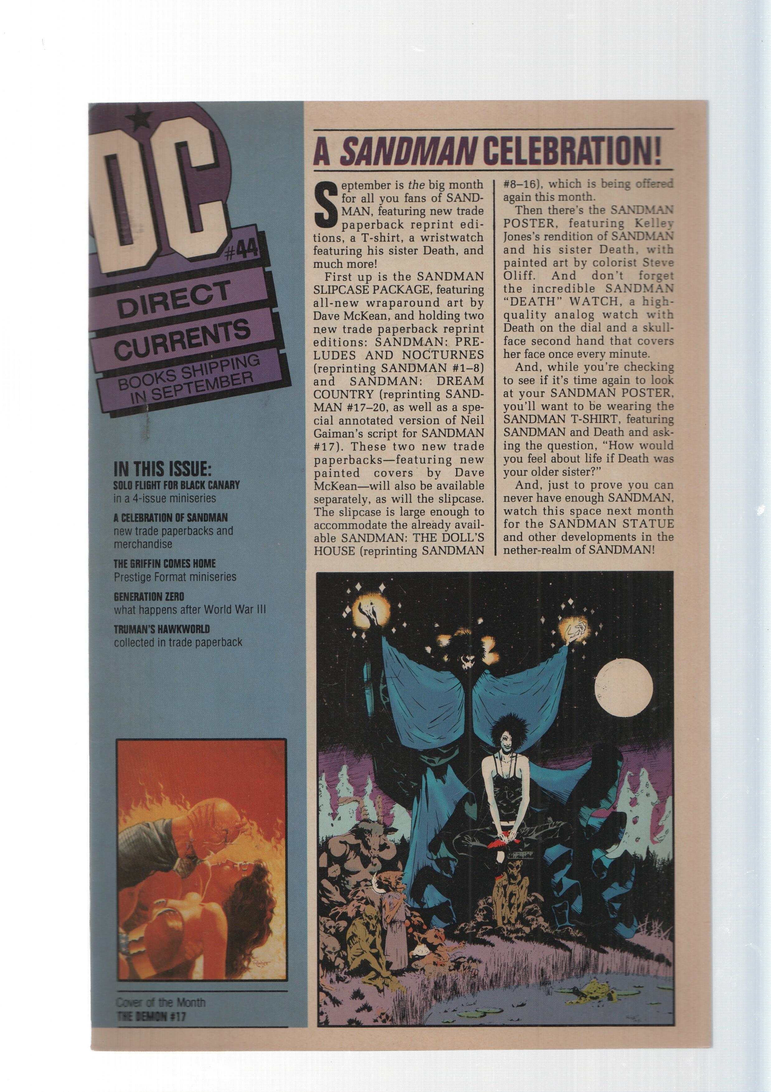 Books Shipping in september. DC number 94 Direct Currents