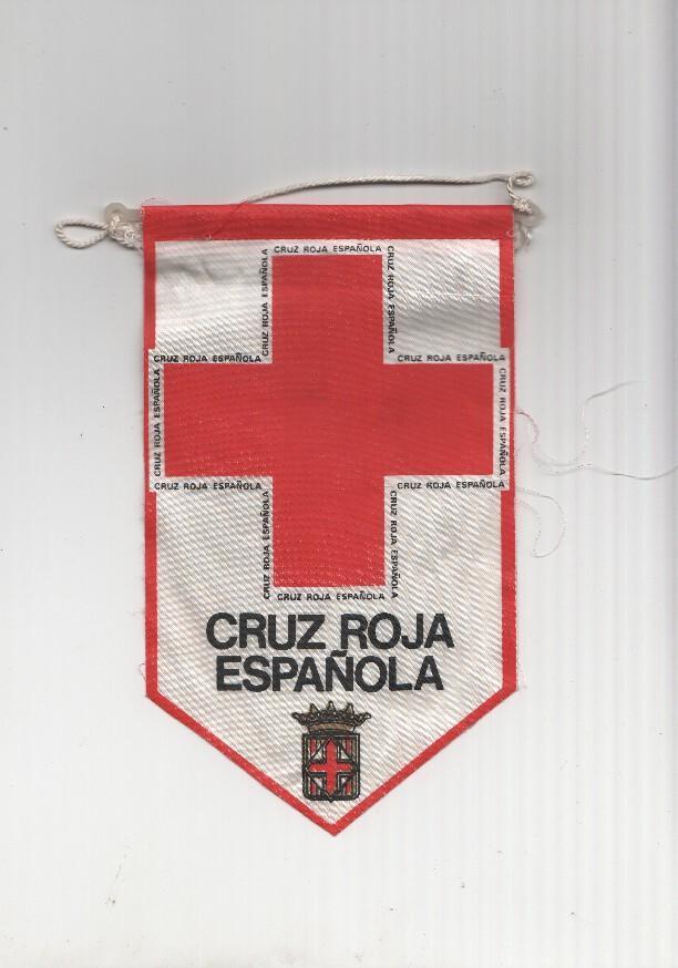 BANDERIN: CRUZ ROJA ESPAÑOLA - Banderin Promocional con escudo de Barcelona