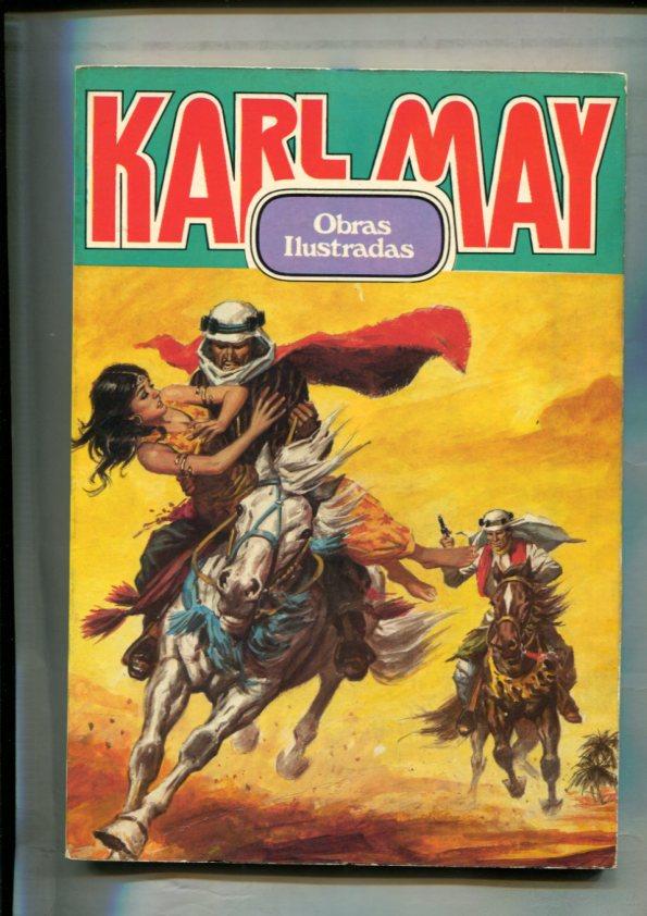 Karl May obras ilustradas numero 7: Entre apaches y comanches, El valle de los osos, La cristiana de la torre, 