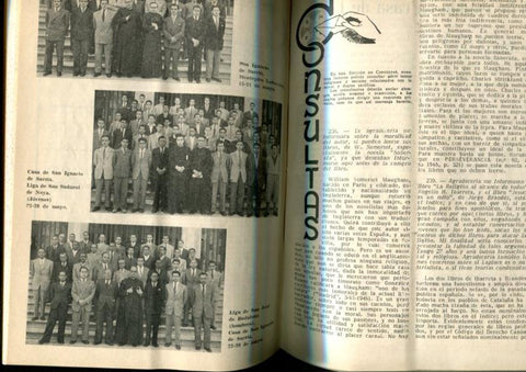 Perseverancia revista de la O.E.P. tomo artesanal con las revistas del año 1950