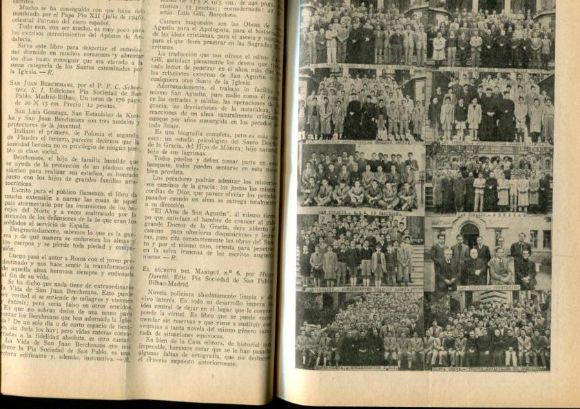 Perseverancia revista de la O.E.P. tomo artesanal con las revistas del año 1948