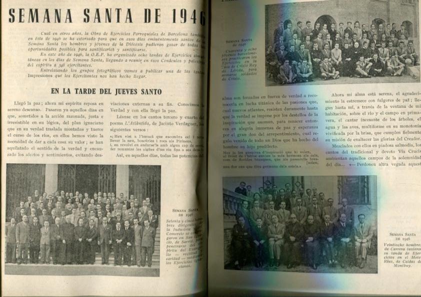 Perseverancia revista de la O.E.P. tomo artesanal con las revistas del año 1946