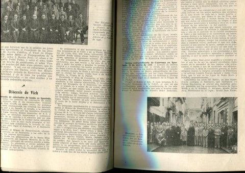 Perseverancia revista de la O.E.P. tomo artesanal con las revistas del año 1946