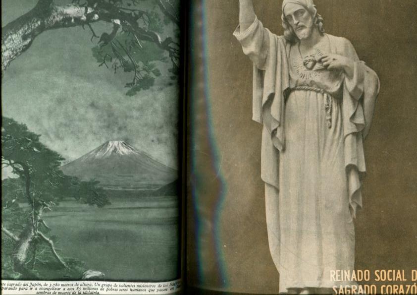 Reinado social del Sagrado Corazon tomo artesanal con los numeros del año 1949