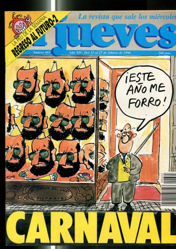 El Jueves revista semanal numero 0665: Carnaval , pagina central con historietas general