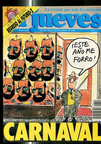 El Jueves revista semanal numero 0665: Carnaval , pagina central con historietas general