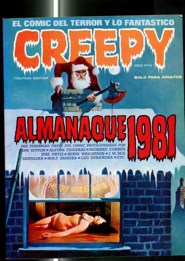 Creepy almanaque 1981: Los ojos de la ceguera por Bruce Jones y Jose Ortiz