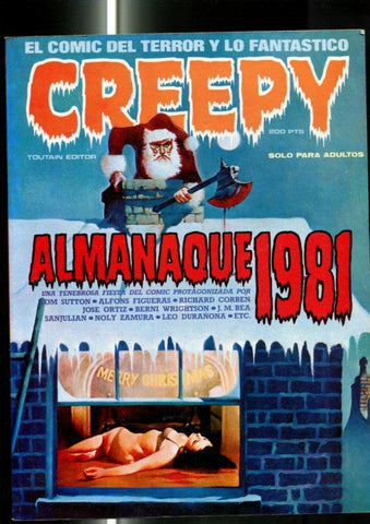 Creepy almanaque 1981: Los ojos de la ceguera por Bruce Jones y Jose Ortiz