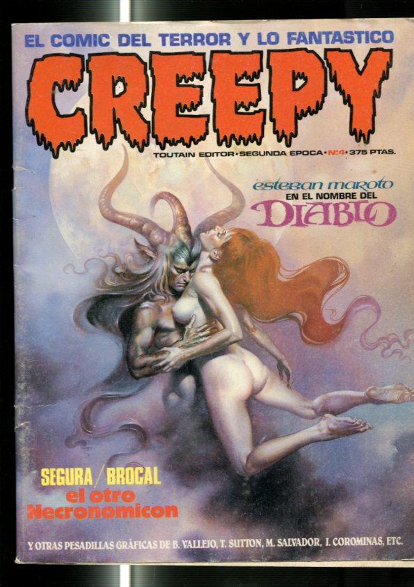 Creepy segunda epoca numero 04: En el nombre del diablo por Esteban Maroto