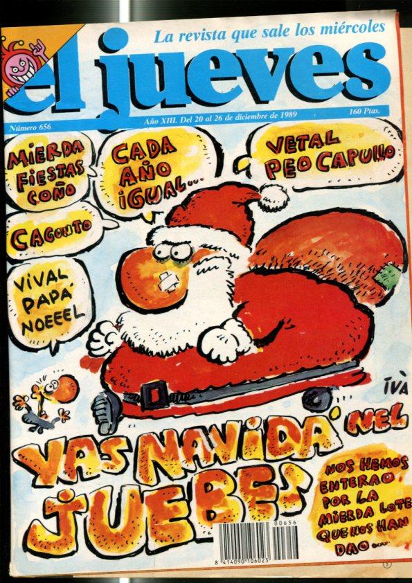 El Jueves revista semanal numero 0656: ya es Navida, pagina central con historieta