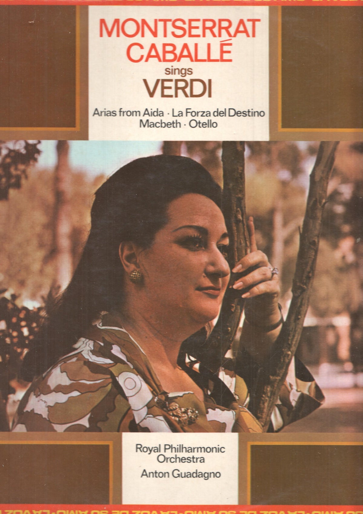 LP: Verdi, Arias de Operas - Montserrat Caballe