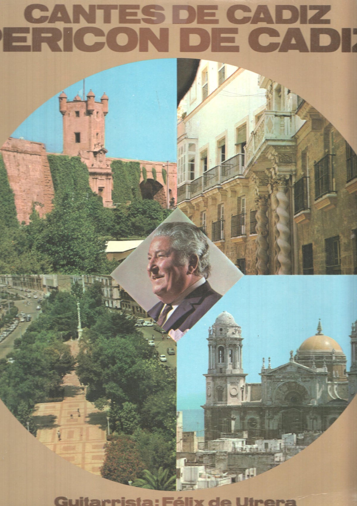 LP: Cantes de Cadiz - Pericon de Cadiz, guitarrista: Felix de Utrera