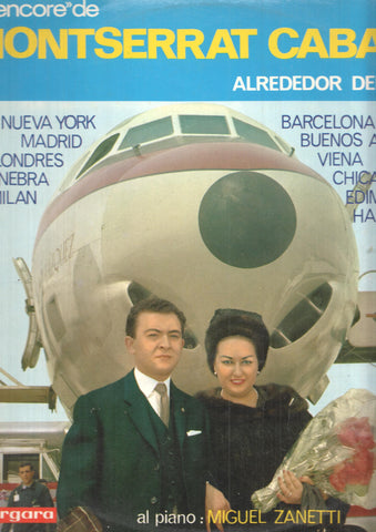 LP: Los Encore de Montserrat Caballe alrededor del mundo, al piano: Miguel Zanetti