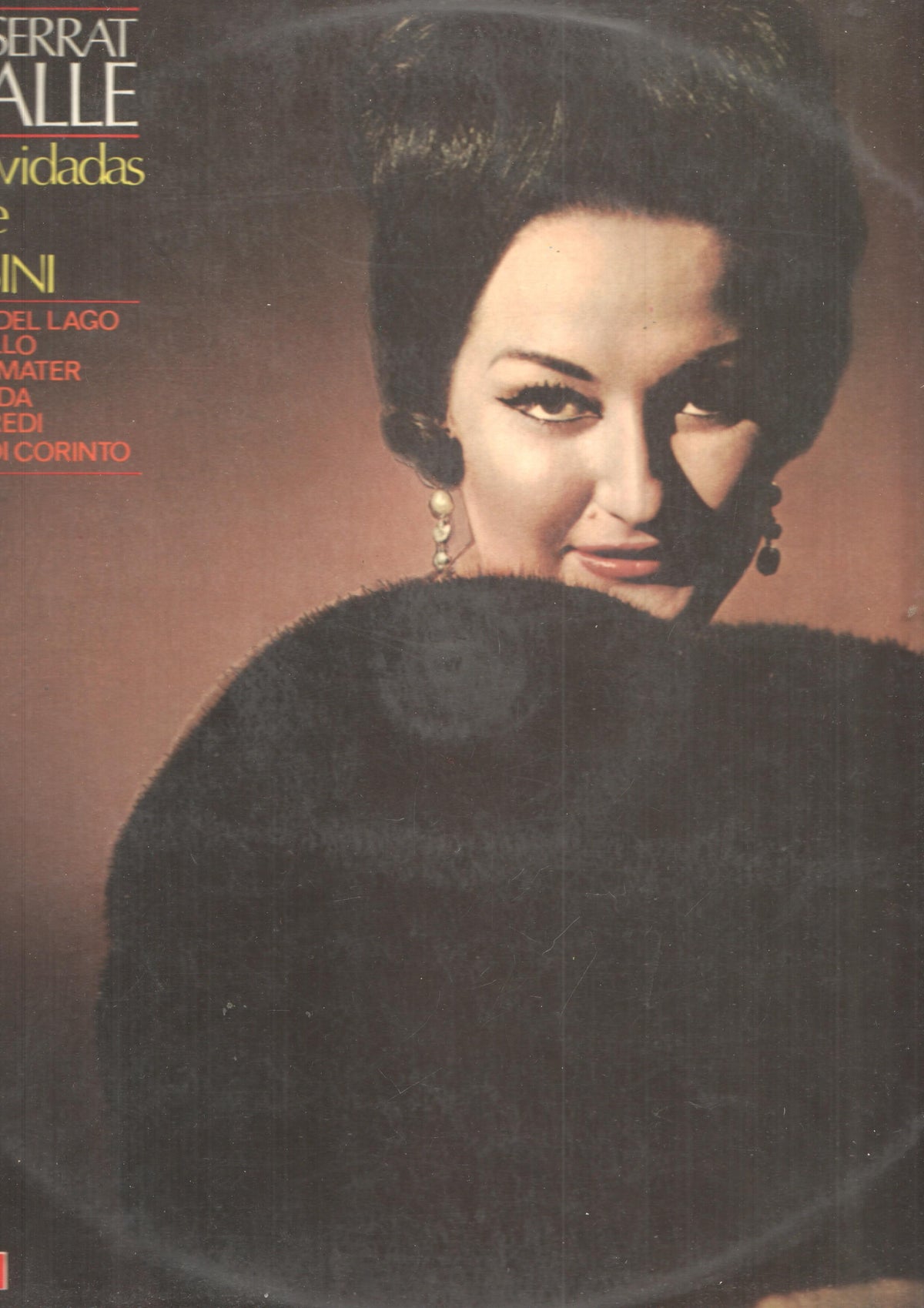 LP: Arias Olvidadas de Rossini - Montserrat Caballe, soprano