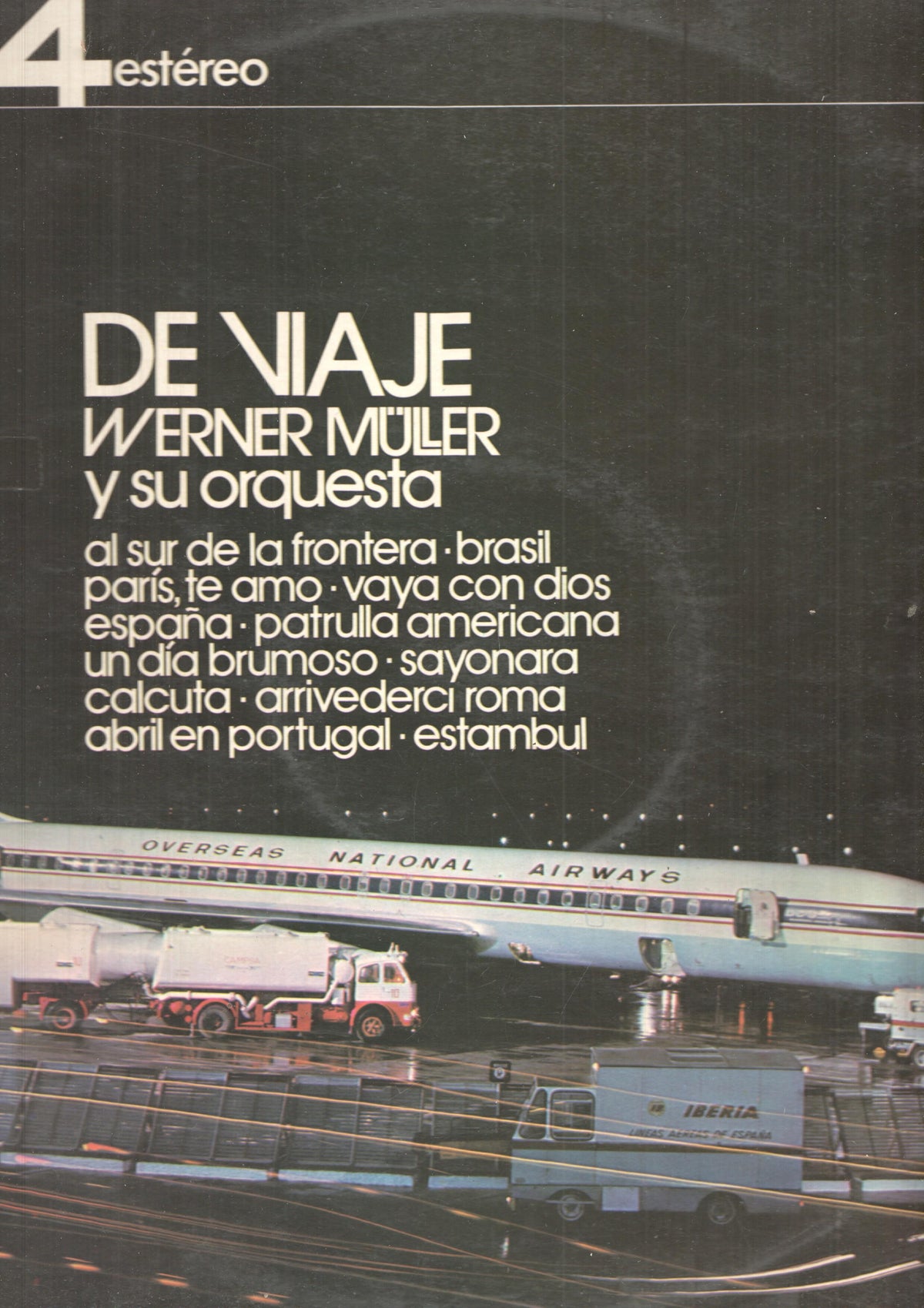 LP: De Viaje - Werner Muller y su orquesta. Fases 4 estereo
