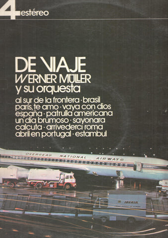 LP: De Viaje - Werner Muller y su orquesta. Fases 4 estereo