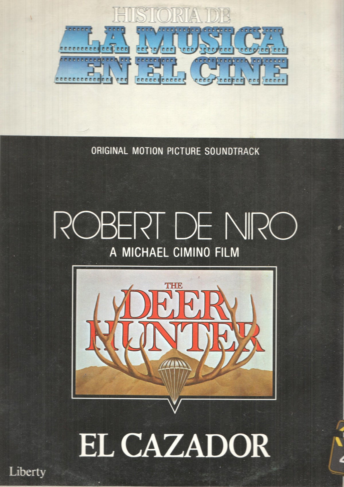 LP: El Cazador - Robert de Niro. Banda sonora de la pelicula. Historia de la Musica en el Cine