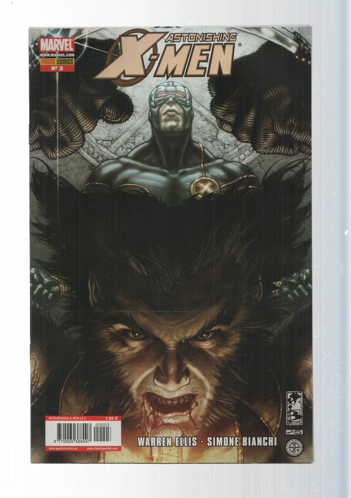 Panini Comics: Caja Fantasma parte 3, Astonishing X-men vol. 3, numero 3