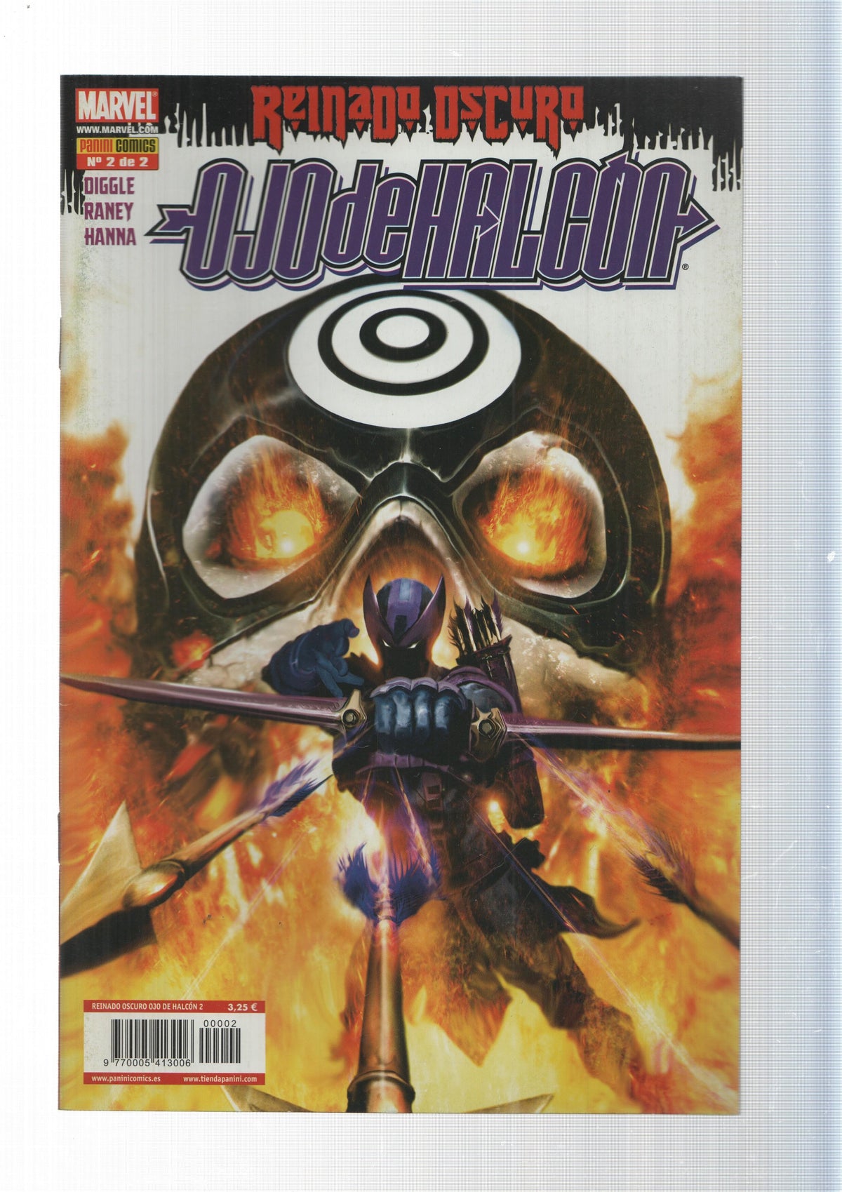 Panini Comics: Ojo de Halcon año 1, numero 2 - Reinado Oscuro. Marvel
