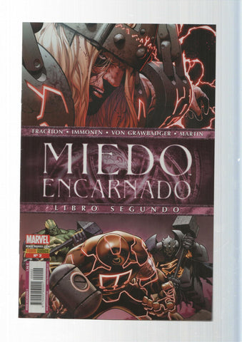 Panini Comics: Los Dignos - Miedo Encarnado, Libro Segundo año 2, numero 2. Marvel