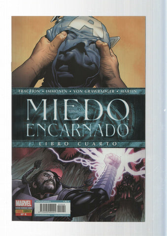 Panini Comics: Mundos arrasados - Miedo Encarnado, Libro Cuarto año 2, numero 4. Marvel