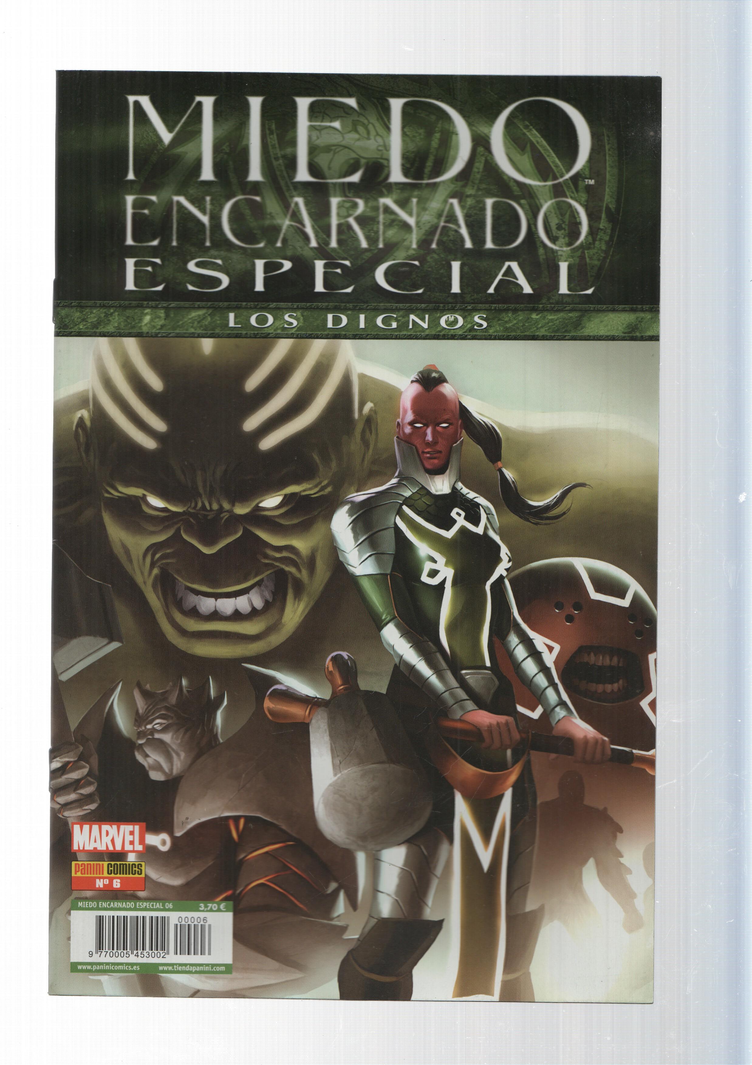 Panini Comics: Miedo Encarnado Especial: Los Dignos, año 1, numero 6. Marvel