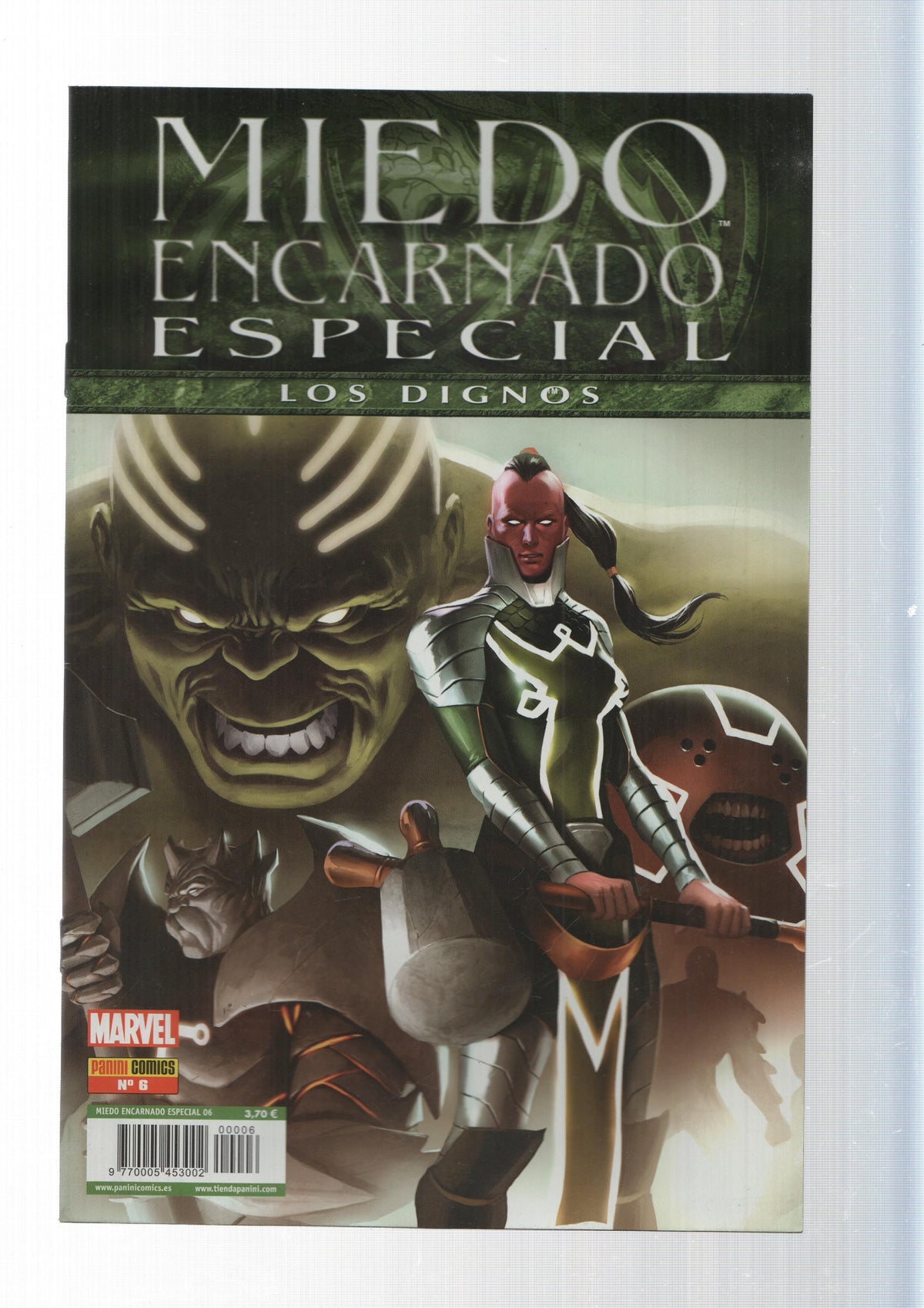 Panini Comics: Miedo Encarnado Especial: Los Dignos, año 1, numero 6. Marvel
