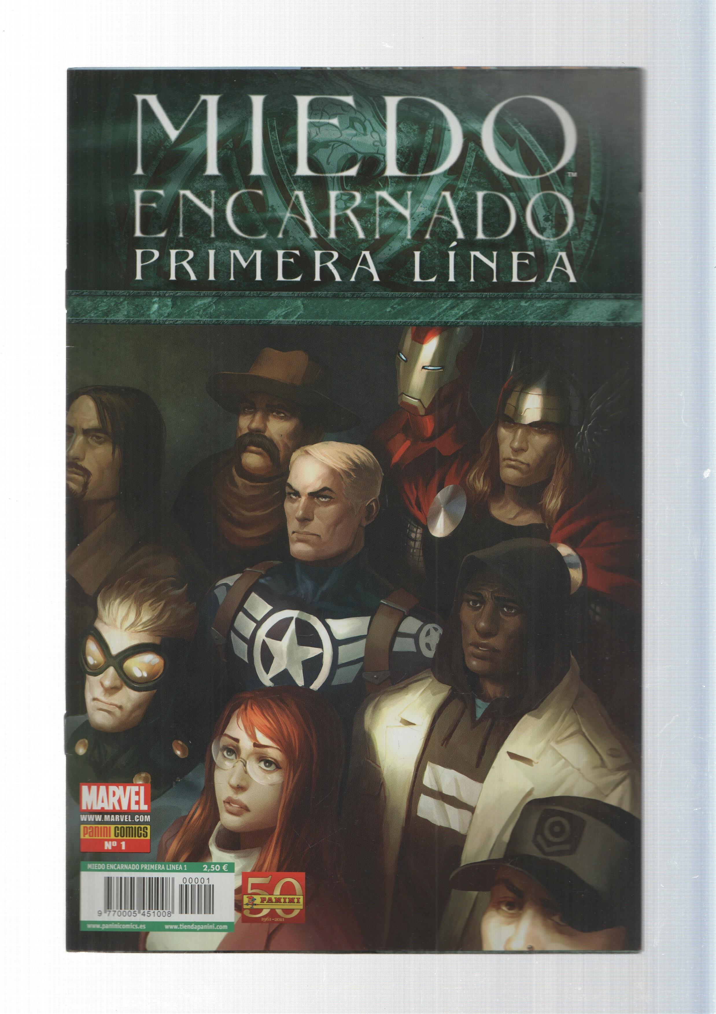 Panini Comics: Miedo Encarnado Primera Linea año 1, numero 1. Marvel