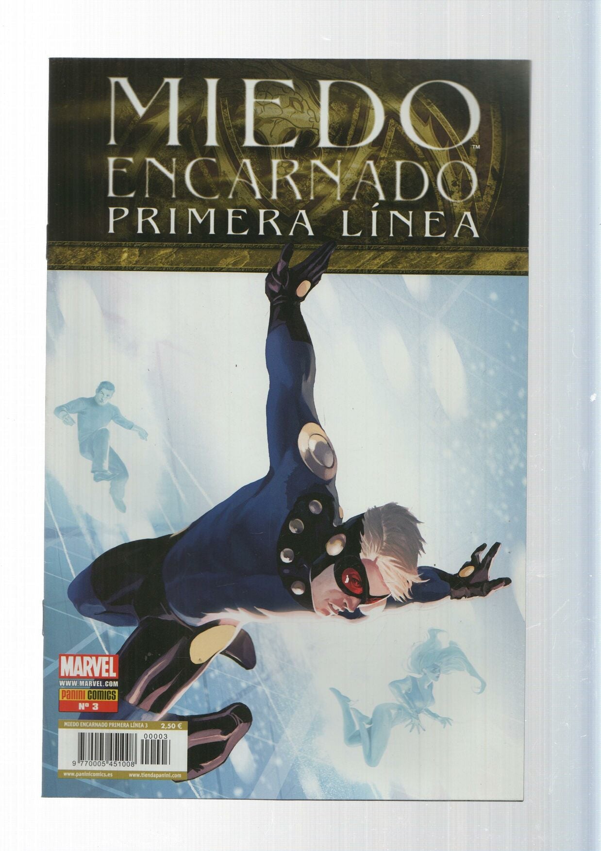 Panini Comics: Miedo Encarnado Primera Linea año 1, numero 3. Marvel